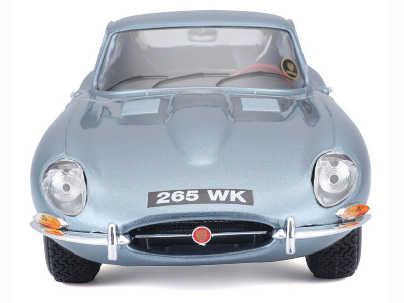 Bburago Jaguar E Coupe 1:18 Metalic Silver Blue